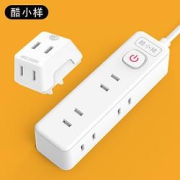 酷小样6位迷你插排1.2m+1转3转换器