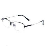 JingPro 镜邦 7321 黑色记忆钛眼镜框+（免费配镜）1.60日本进口防蓝光非球面树脂镜片（0-600度）