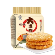 plus会员：Want Want 旺旺 大米饼 原味 400g*2件+ GEMEZ Enaak小鸡干脆面  原味 30g*2包