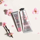 欧舒丹甜蜜樱花手霜唇膏套装(手霜30ml+润唇12ml)滋润补水 手霜 唇膜 礼盒