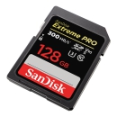 SanDisk 闪迪 128GB SD存储卡U3 C10 8K数码相机内存卡读速300MB/s 写速260MB/s 支持V90高清视频 畅快连拍