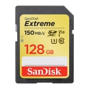 SanDisk 闪迪 128GB SD存储卡 U3 C10 V30 4K至尊极速版单反相机内存卡 读速150MB/s 写速70MB/s高速连拍