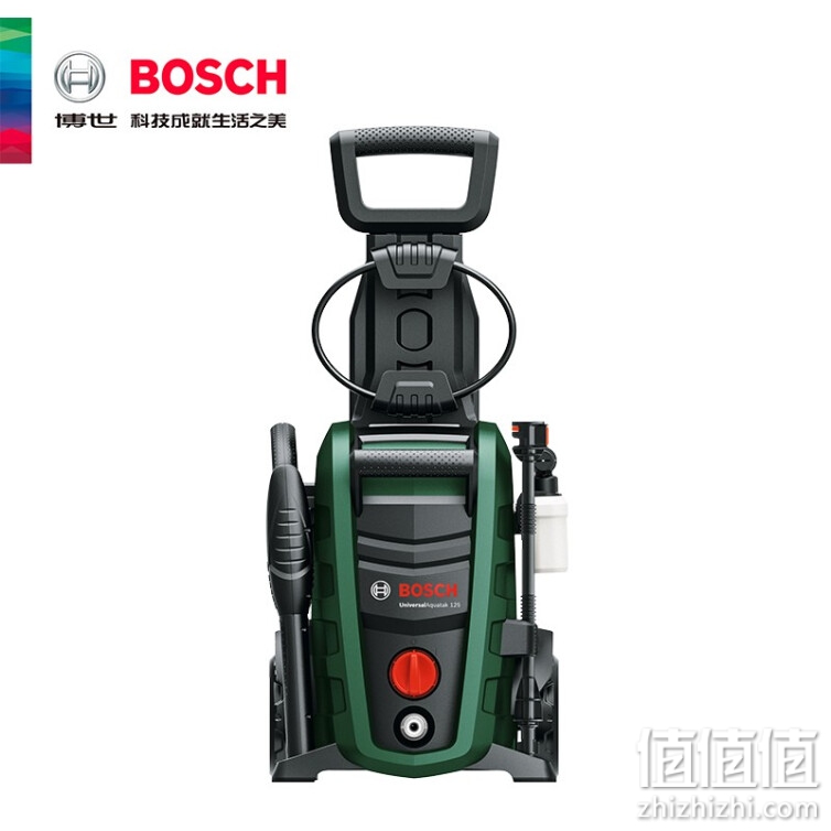 博世 BOSCH UA125 高压水枪220v家用庭院清洗神器便携式大功率水枪水泵清洗机