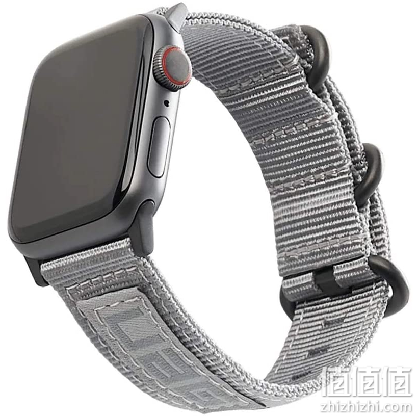 URBAN ARMOR GEAR AppleWatch用表带 (Series 4/3/2/1) UAG-AWSN-GR NATO-グレー 40mm&38mm