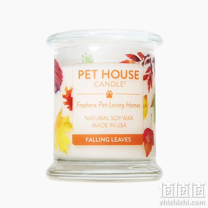 波奇网PET house 禧艾宠物家居祛味除臭香薰蜡烛-秋日落叶8.50z