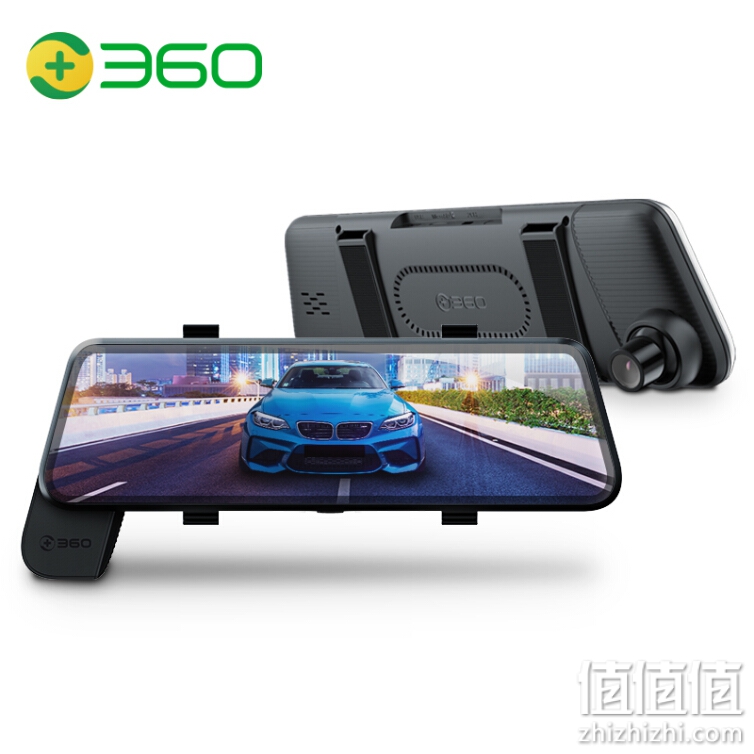 360行车记录仪M320Pro 2K高清夜视前后双录倒车影像全屏触摸屏流媒体后视镜