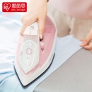 日本爱丽思熨斗家用挂式电熨斗无绳蒸汽熨烫机手持蒸汽电烫斗垂直熨烫爱丽丝熨衣服熨衣机iris 粉色