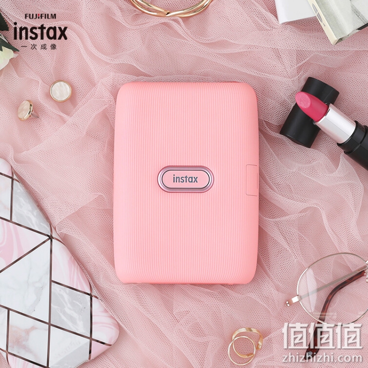 富士instax mini Link 一次成像立拍立得手机照片打印机 迷你小型便携口袋无线相片打印机 粉色link