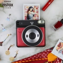富士Fujifilm Instax立拍立得一次成像相机Square SQ6 宝石红