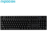 RAPOO 雷柏 V500 PRO 无线版 104键 2.4G无线机械键盘 黑色 雷柏黑轴 无光