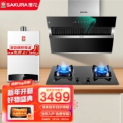 樱花（SAKURA）油烟机灶具热水器套装厨房三件套 2706 B9209 A103-16升