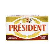 PRÉSIDENT 总统 黄油块 淡味 500g