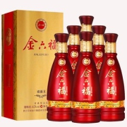 金六福 绵雅8 42度浓香型白酒 500ml*6瓶