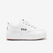 聚划算百亿补贴：Fila  斐乐 SANDBLAST  女子休闲运动鞋  厚底小白鞋
