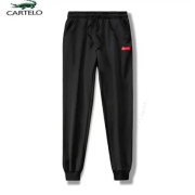 CARTELO卡帝乐鳄鱼 男士羊羔绒运动裤子