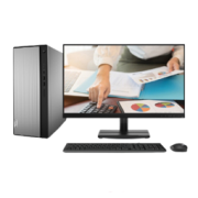 Lenovo 联想 天逸510Pro 11代酷睿版 23英寸 商务台式机 银色 （i5-11400、16GB、256GB SSD+1TB HDD）
