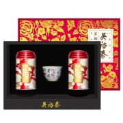 中华老字号 吴裕泰 非遗技艺 茉莉花茶 200g*2罐 礼盒装