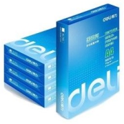 deli 得力 莱茵河70g A4复印纸 500张/包 5包装（2500张）