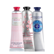 PLUS会员：L'OCCITANE 欧舒丹 明星手霜套装（30ml*3支）+赠护手霜10ml*2+润肤露 35ml*2+沐浴啫喱 35ml