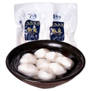清多多 湖北特产嘉鱼鱼圆 421g*2件 当天活鱼现做