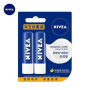 京喜APP：NIVEA 妮维雅 补水保湿护唇膏 4.8g*2支15.9元包邮