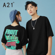 A21 F412131225 情侣款短袖T恤