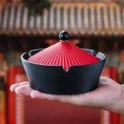 GINIX 鲸意 一品官帽陶瓷烟灰缸 一套装