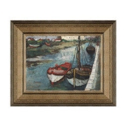 雅昌 潘玉良《船》装饰画 33×26cm 装饰画 油画布
