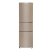 美的（Midea）213升三门小型冰箱 家用宿舍出租房节能三开门超薄电冰箱 中层大软冻 自动低温补偿 BCD-213TM(E)  阳光米