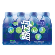 京东极速版：Mizone 脉动 青柠口味 运动饮料 400ml*8瓶+不二家棒棒糖10g