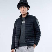 XTEP 特步 9804291905370200 男款灰鸭绒羽绒服