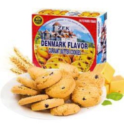有券的上：ZEK 曲奇黄油饼干 葡萄干味 90g*6件