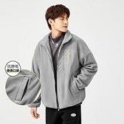 Semir 森马 拼接加绒立领外套 10D9721108131-2324