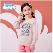 Baleno 班尼路 女童印花卫衣