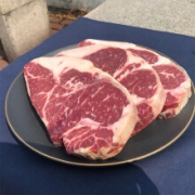 PLUS会员：农夫好牛 安格斯谷饲原切西冷牛排 300g/袋*3件