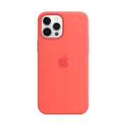 Apple 苹果 iPhone 12 Pro Max 硅胶手机壳 粉橘色