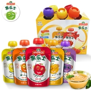 88vip： Fruit Me Up 果乐士 宝宝可吸果泥礼盒装 90g*5 *3件