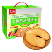 嘉士利 木糖醇早餐饼干 瓜蔬口味 800g