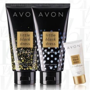 10点、前3000件：AVON 雅芳 小黑裙香体乳  闪耀香体乳150ml+心悦香体乳150ml+心悦香水沐浴露30ml