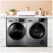 Midea 美的 MG100VT55DY+MH100VH05WY 洗烘套装