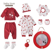babylove 初生宝宝礼盒8件套装