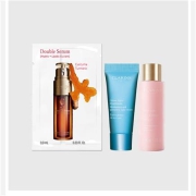 限学生：娇韵诗 （CLARINS）（双萃精华0.9ml+小瓷瓶精华3ml+UV小白盾2ml）试用装