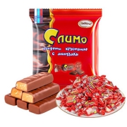 俄罗斯进口巧克力红皮糖500g（约80颗）