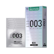 88VIP：冈本 003 白金超薄避孕套6片*1盒*4件  赠润滑液6ml*8