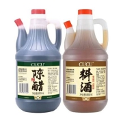 京东极速版：CUCU 800ml料酒+800ml陈醋