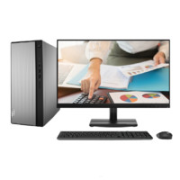 Lenovo 联想 天逸510Pro 11代酷睿版 23英寸 商务台式机 银色 （i5-11400、16GB、256GB SSD+1TB HDD）