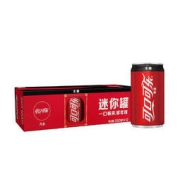 Coca-Cola 可口可乐 零度 Zero 碳酸饮料 200ml*12罐 整箱装 摩登罐 小可乐 可口可乐出品 新老包装随机发货14.9元