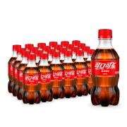 Coca-Cola 可口可乐 碳酸饮料 mini 300ml*24瓶23.53元+淘金币147（返24元实惠金后）
