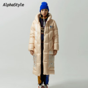 AlphaStyle AFD-SE-3053B 中性长款羽绒服