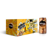 PLUS会员：雀巢咖啡 (Nescafe) 即饮咖啡 原醇香滑 学习礼盒 210ml *8罐 *2件